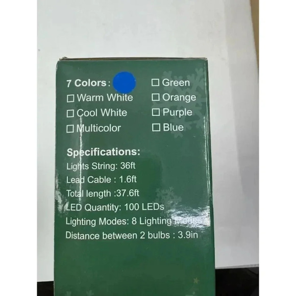 KPafory 2 Pack 36ft Battery Operated String Lights With Remote Indoor/Outdoor - Picture 6 of 6